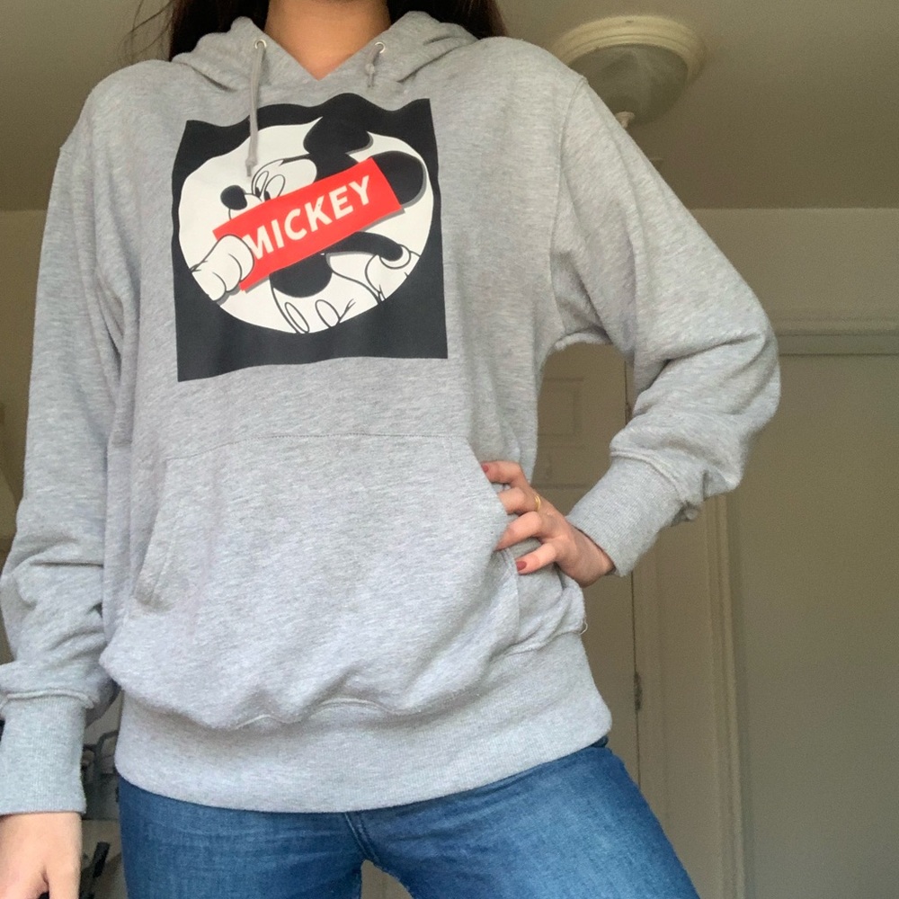 Mickey Disney Hoodie, Gray